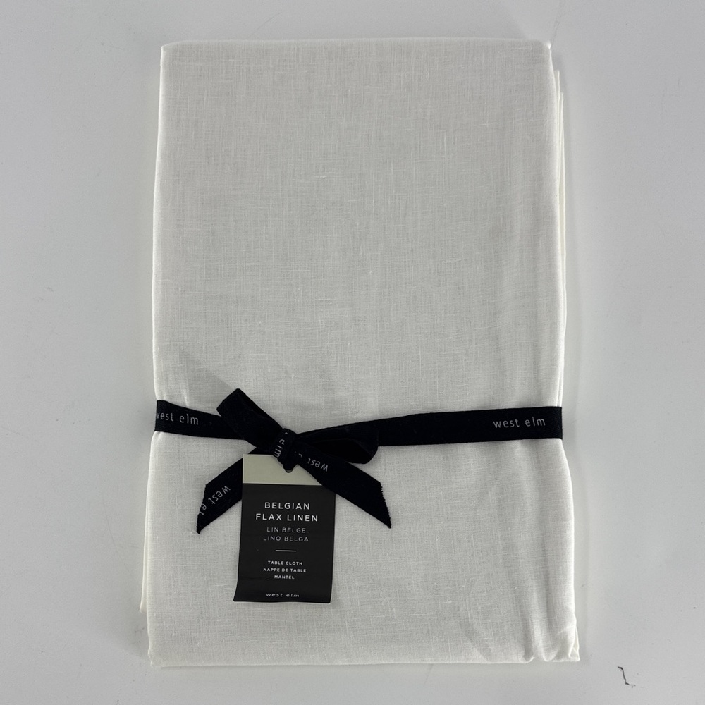 West Elm Belgian Flax Linen Sheet NWT